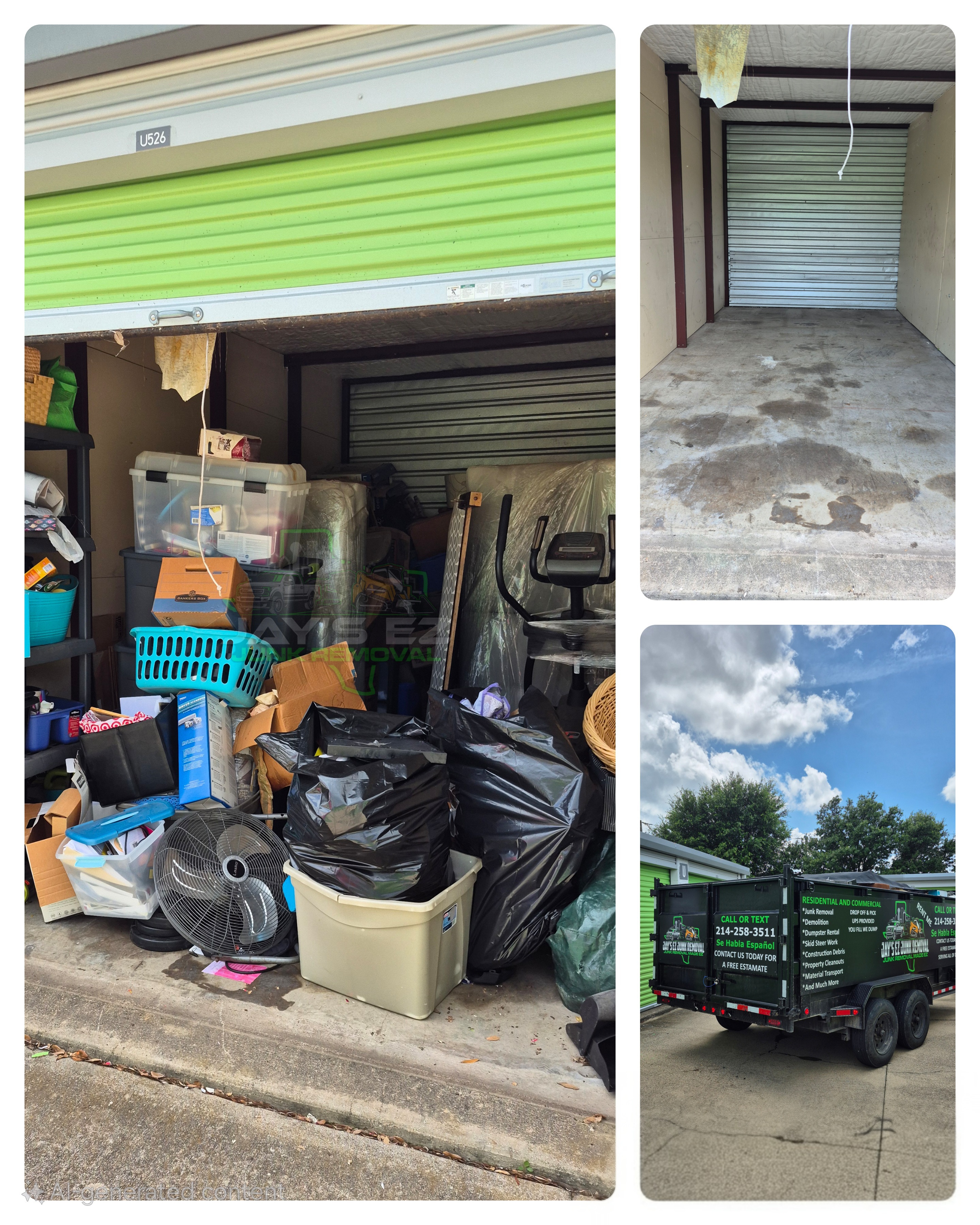 Skid steer in action